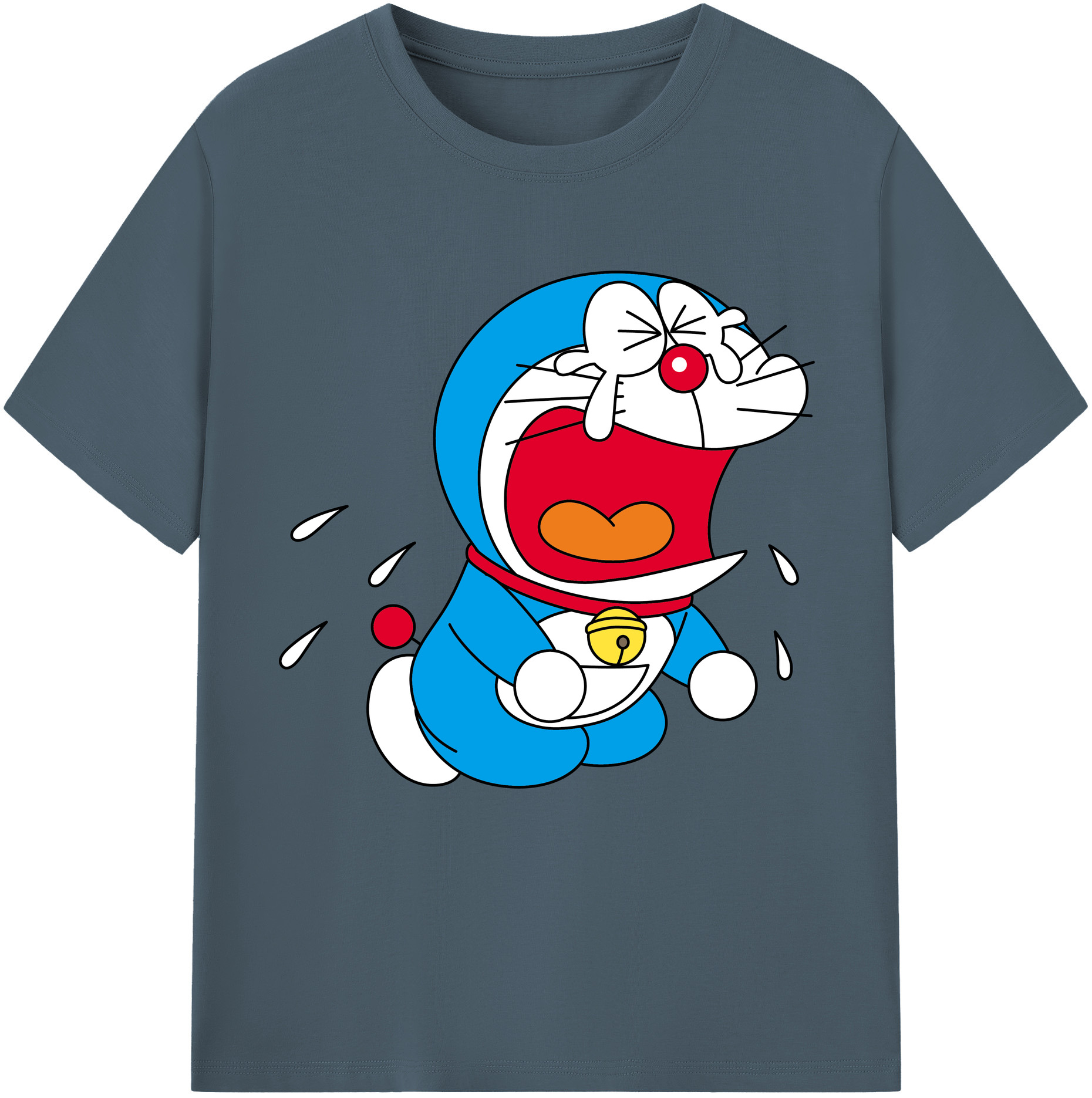 （画像用） ドラえもん Doraemon 綿100％半袖Tシャツ（フロントプリント）